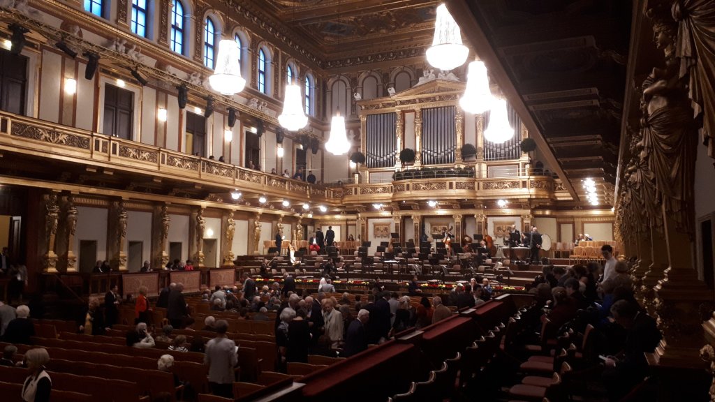 La sala d'oro del Musikverein di Vienna